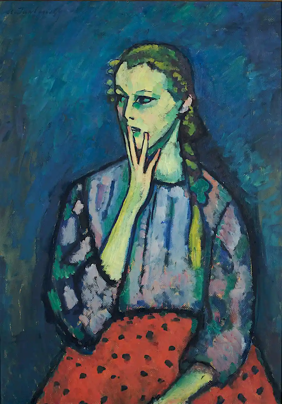 portrait-of-a-girl-painting-by-alexej-jawlensky portrait-of-a-girl-painting-by-alexej-jawlensky